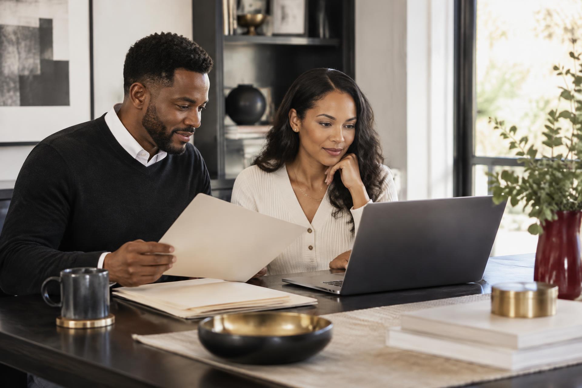 A household organizing records together for professional tax preparation